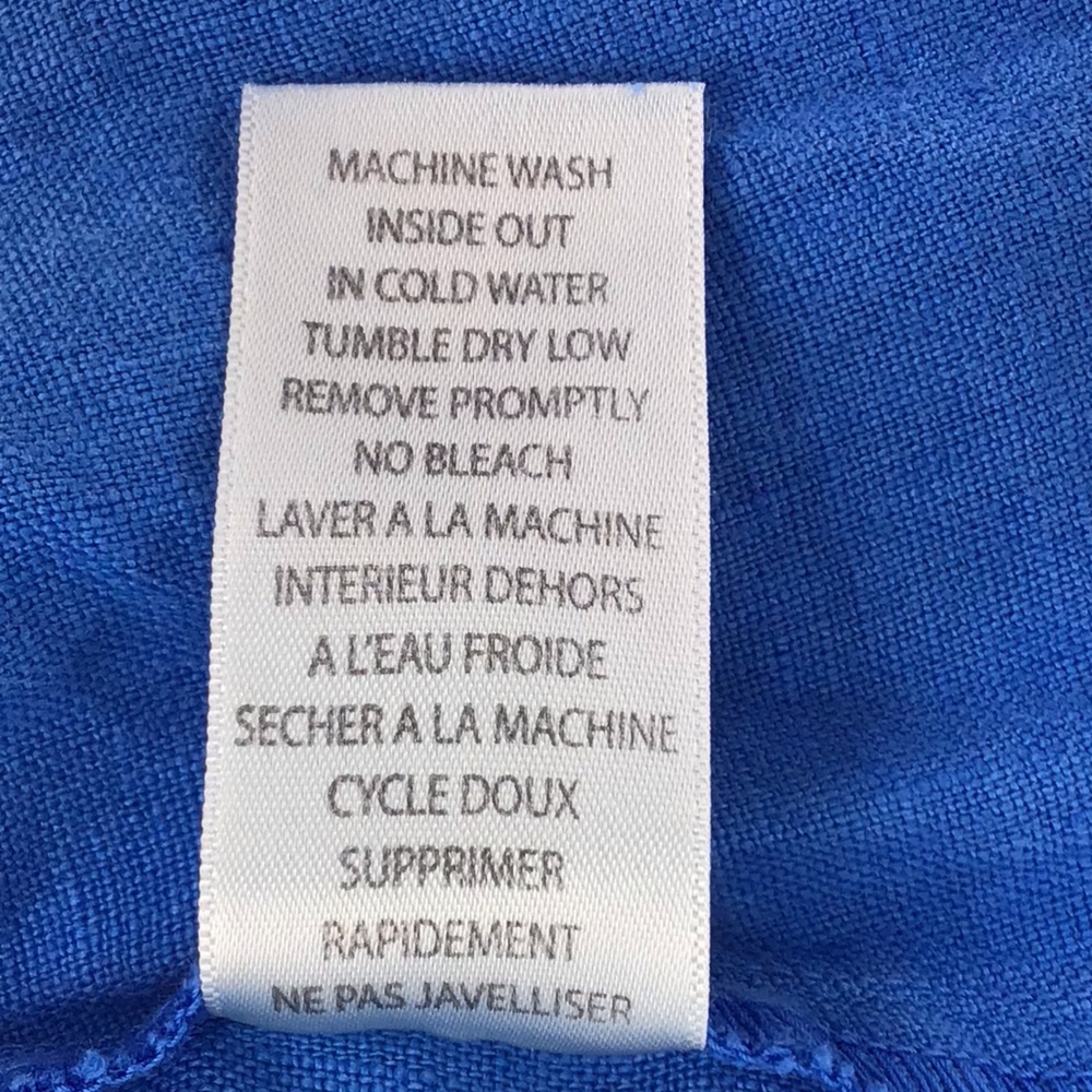 NWT Frank & Eileen Blue Wide Leg Pants size Small - Picture 4 of 5